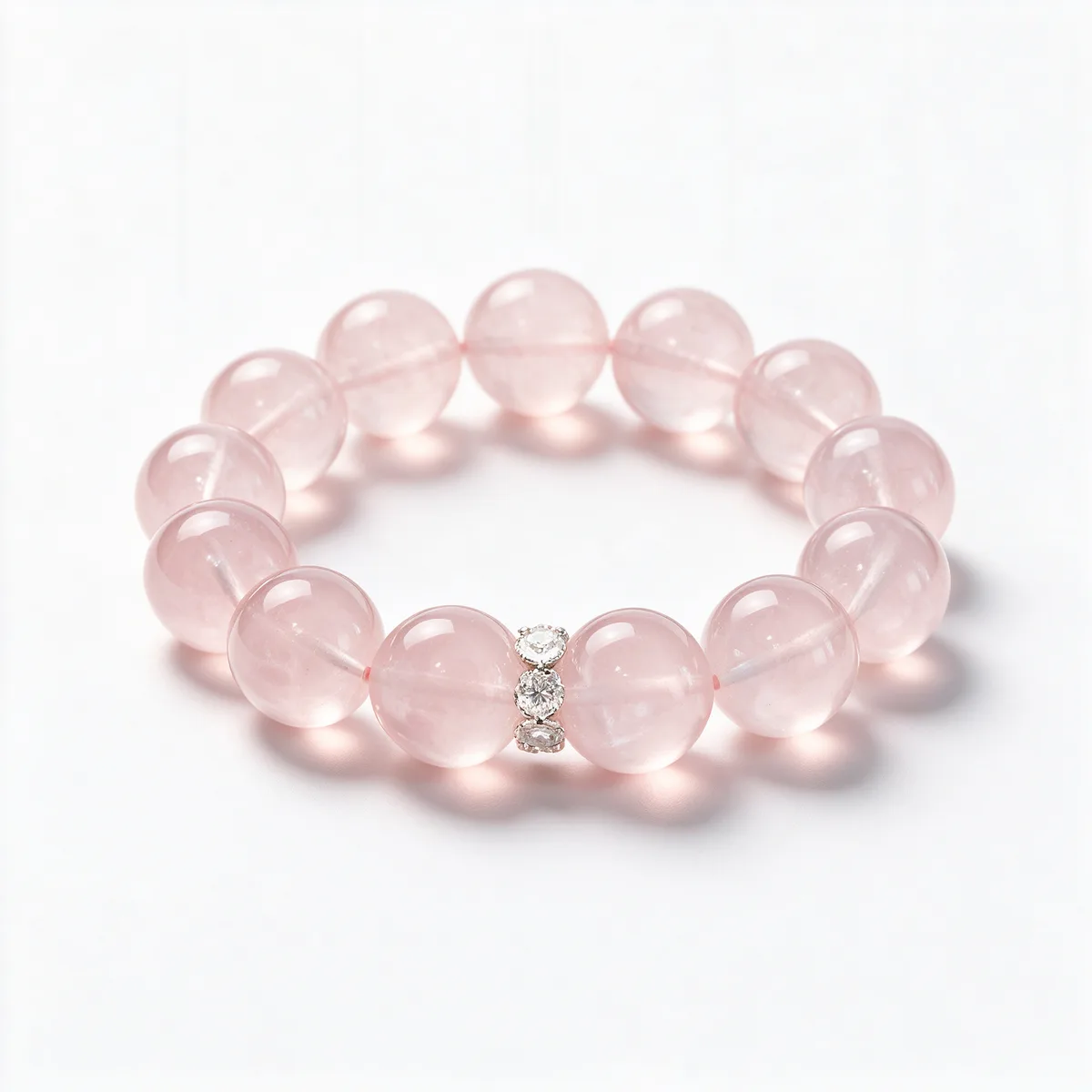 Natural Rose Quartz Bracelet 10mm