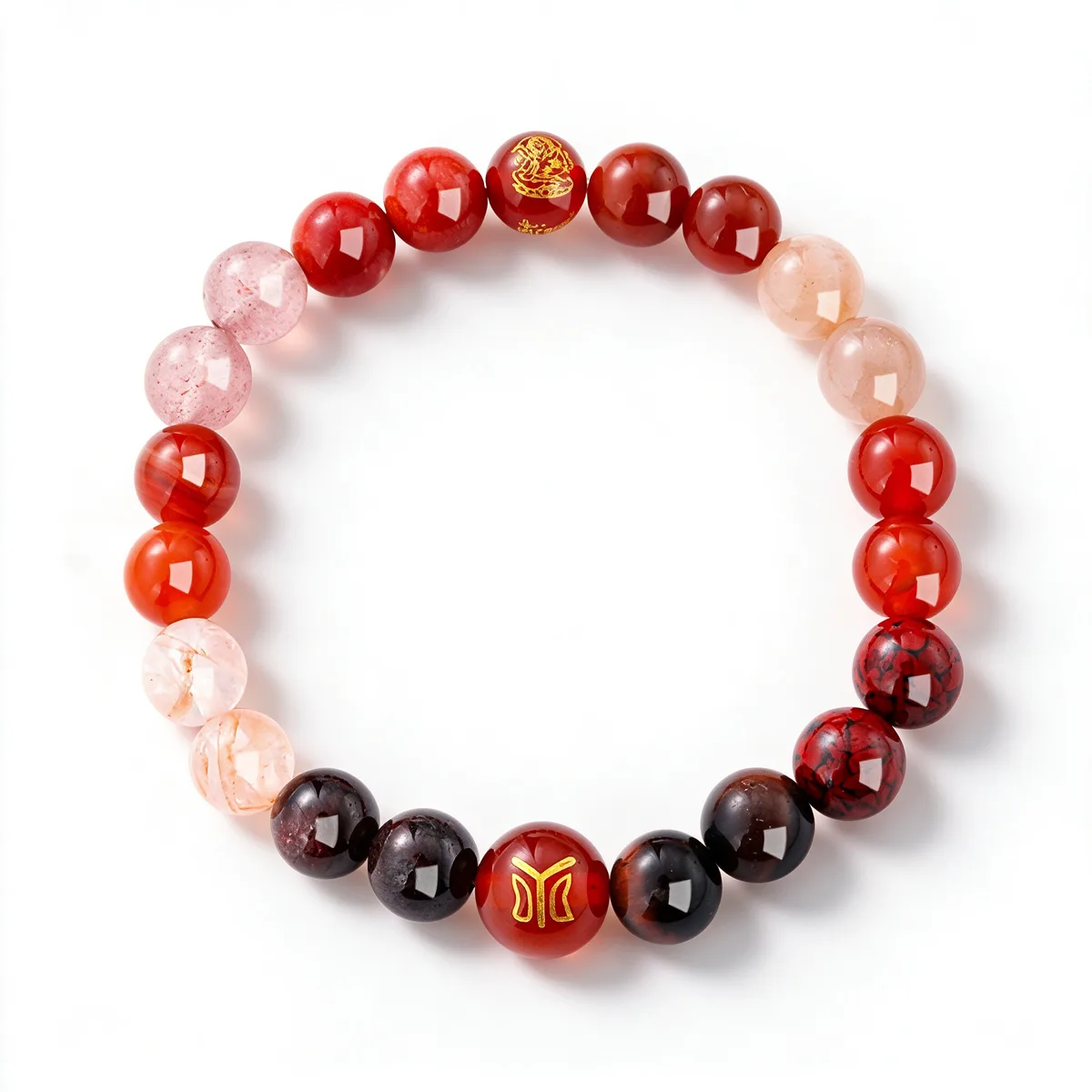 Fire-Element Five Elements Bracelet 10mm