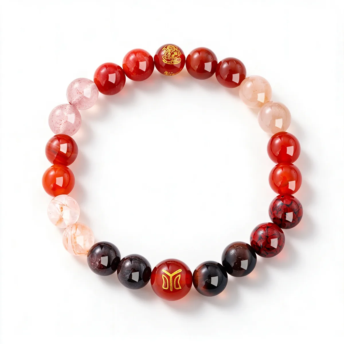 Fire-Element Five Elements Bracelet 8mm