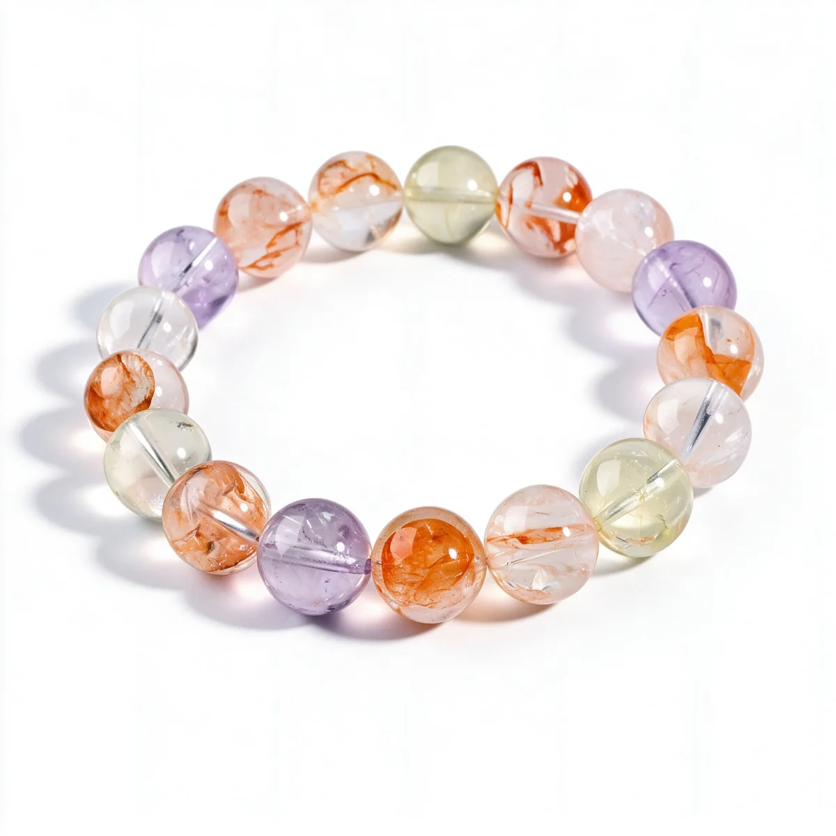 Red Fire Agate Bracelet